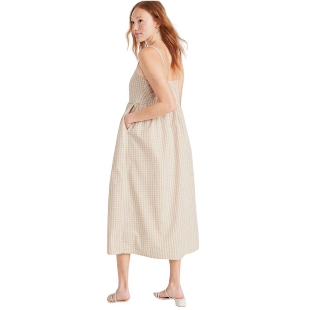 Old Navy gingham midi dress size L